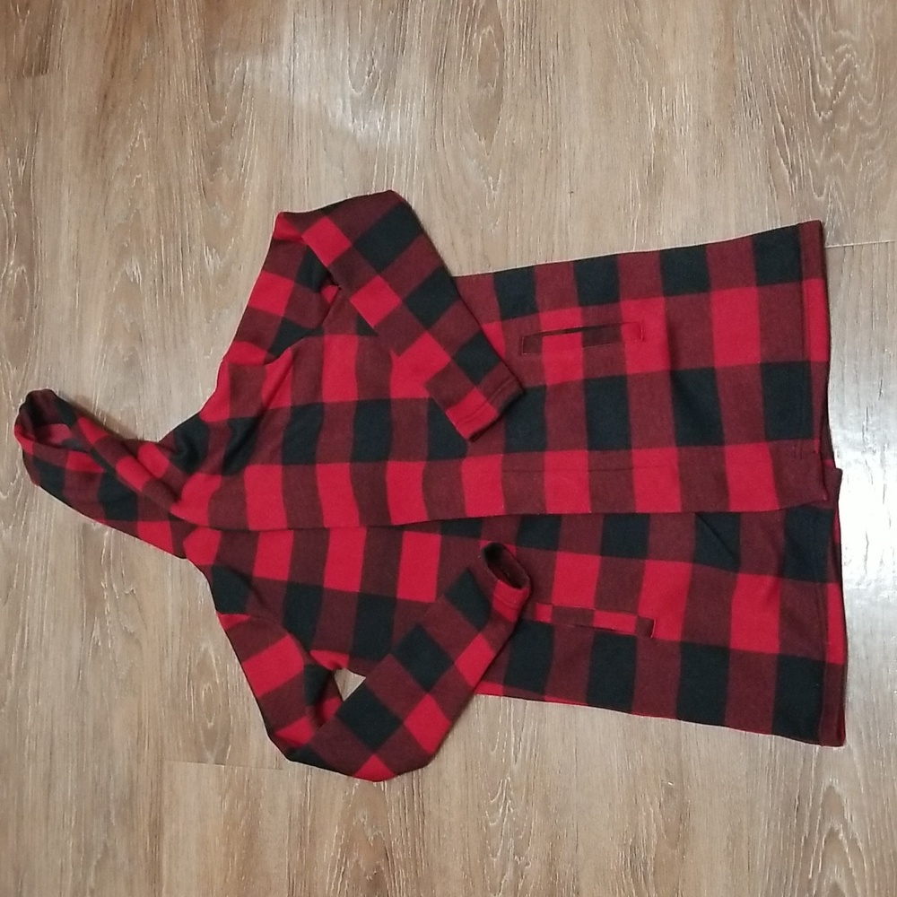 (XS) Warehouse One Lumberjack Plaid Sweater Retro Grunge Y2K Cabin Nordic